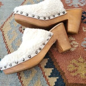 Free People Winter Clogs